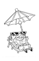 SpongeBob SquarePants kleurplaat 18